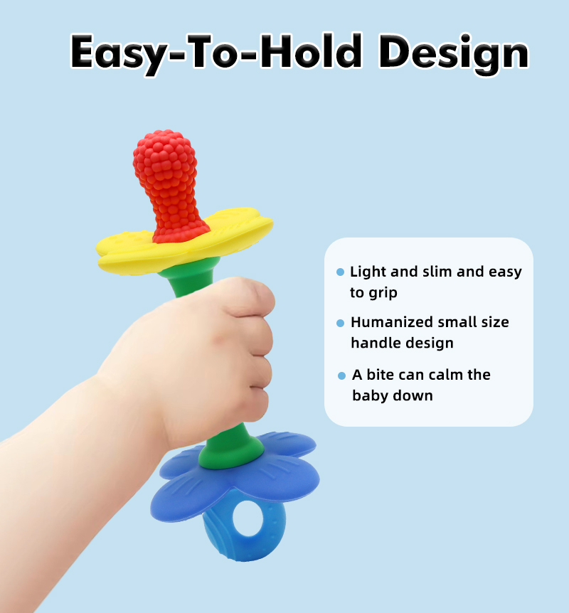 Baby Products Best - Teether Silikon Bunga 2 in 1
