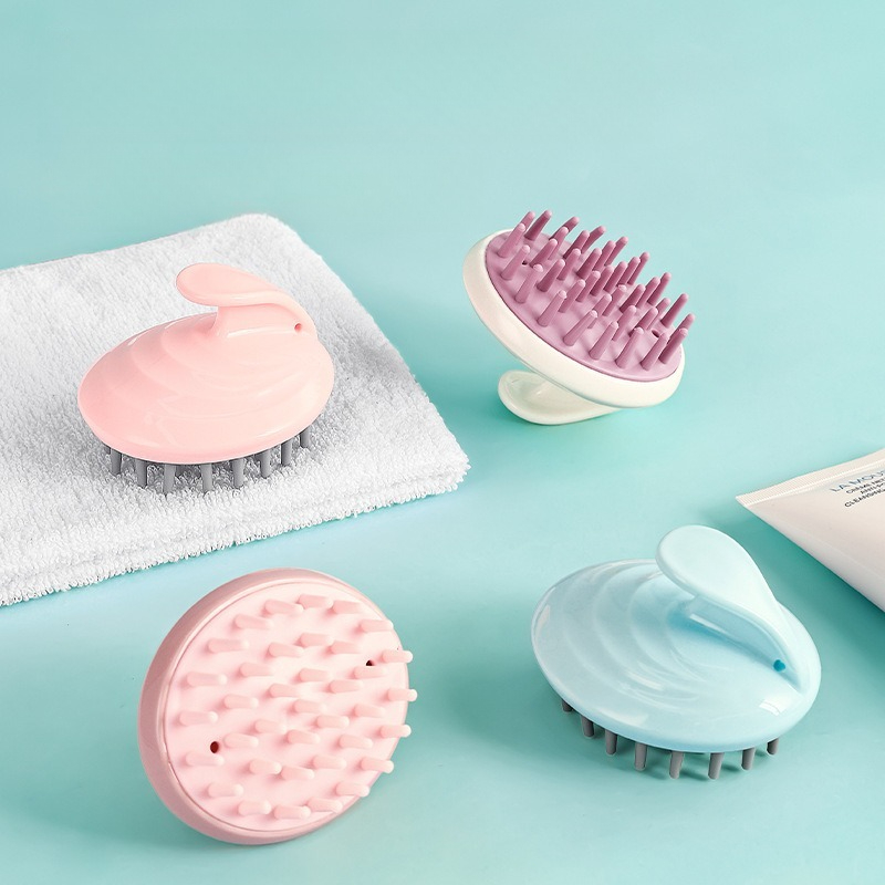 Baby Products Hair - Sisir Pijat Rambut Silikon, Sikat Pembersih