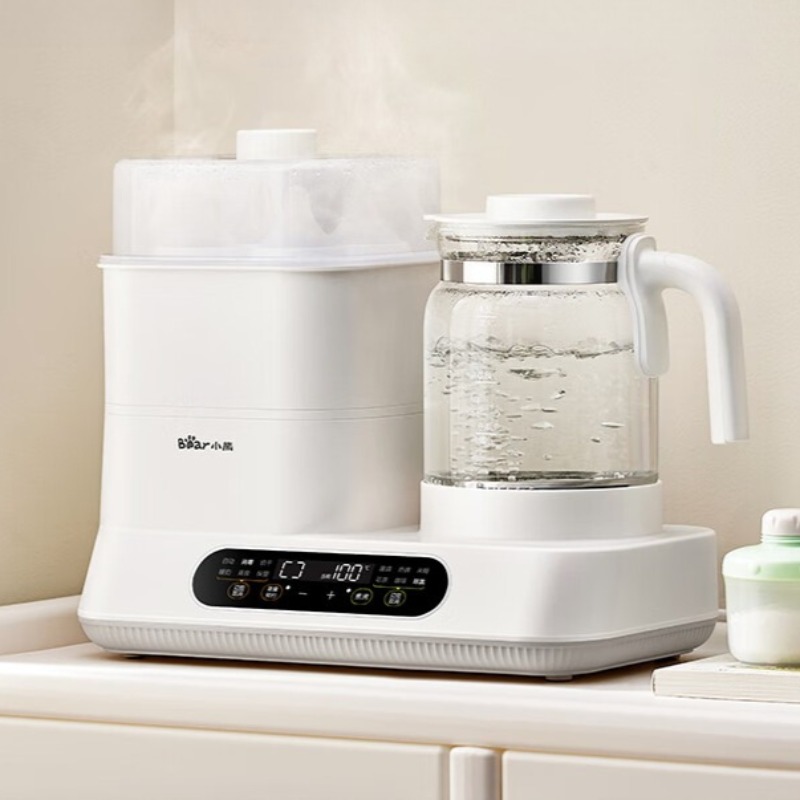 Baby Bottle Sterilizer - Ketel listrik Bear, penghangat botol bayi,