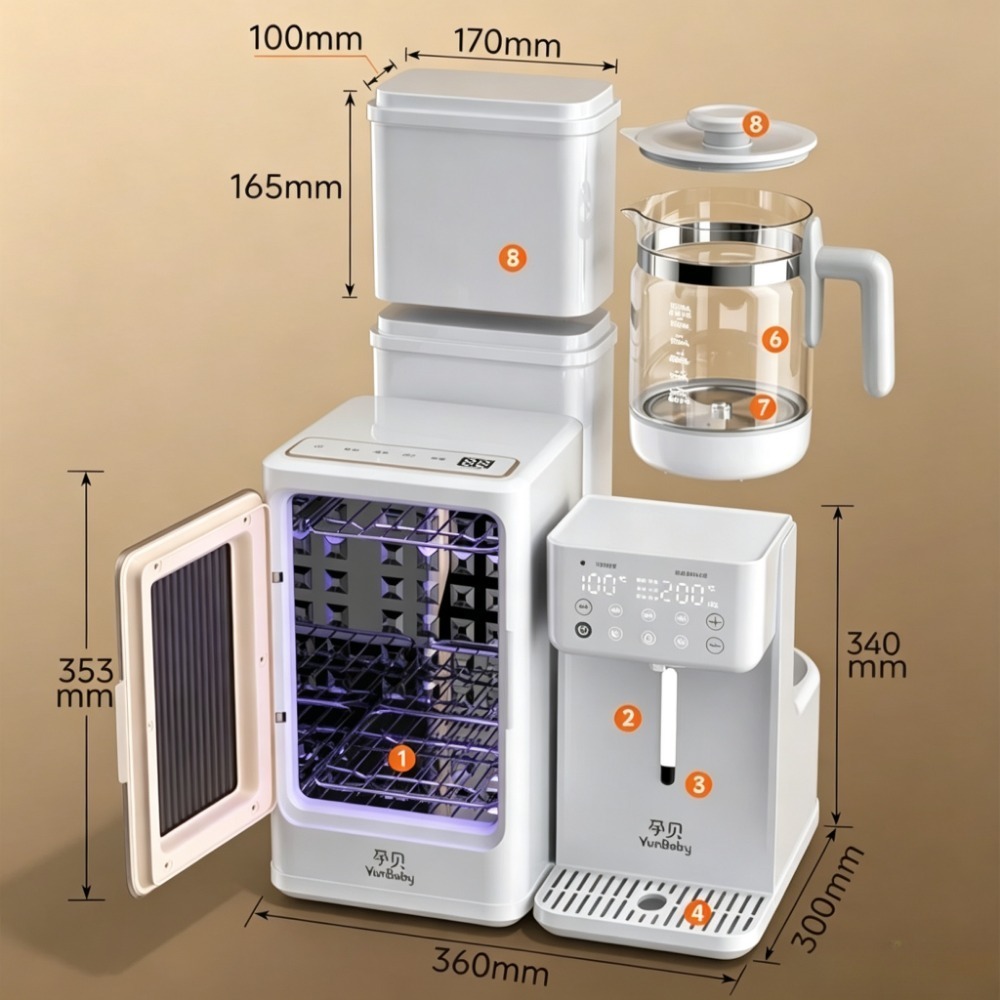 Sterilisator Botol Susu Bayi,  - Baby Bottle Sterilizer ulasan dan harga