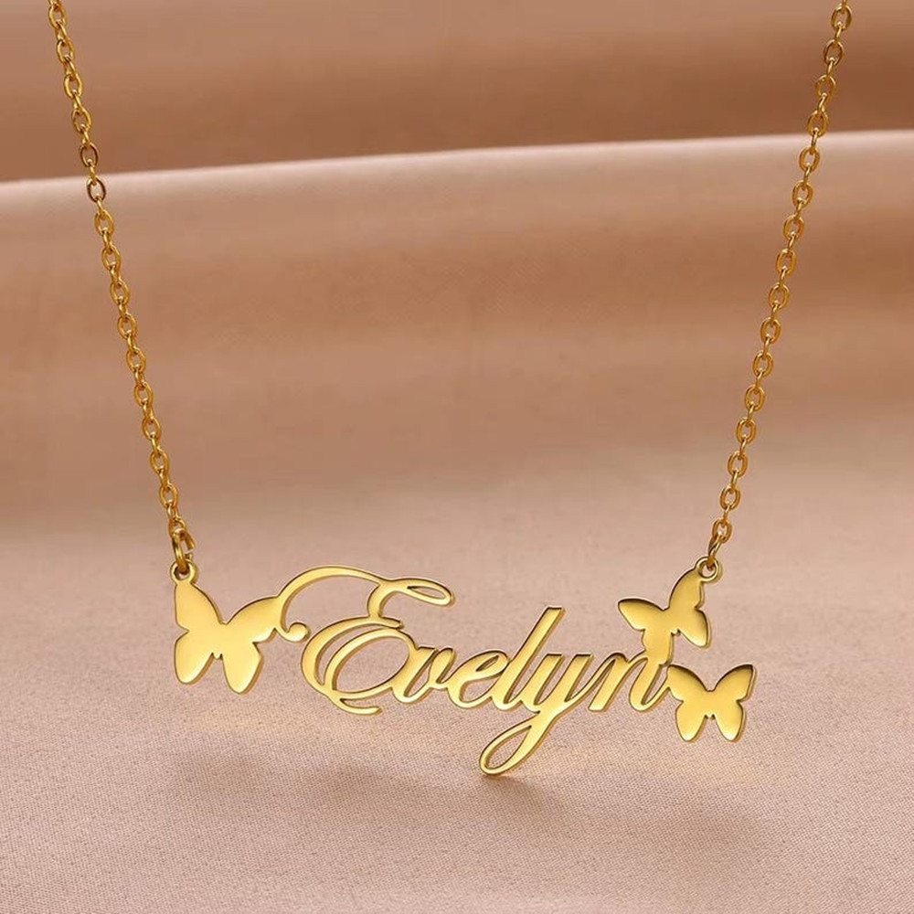 Kalung Nama Kustom Perhiasan P - Baby Products Best ulasan dan harga