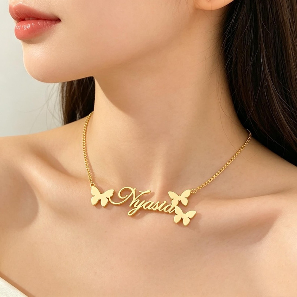 Kalung Nama Kustom Perhiasan P - Baby Products Best ulasan dan harga