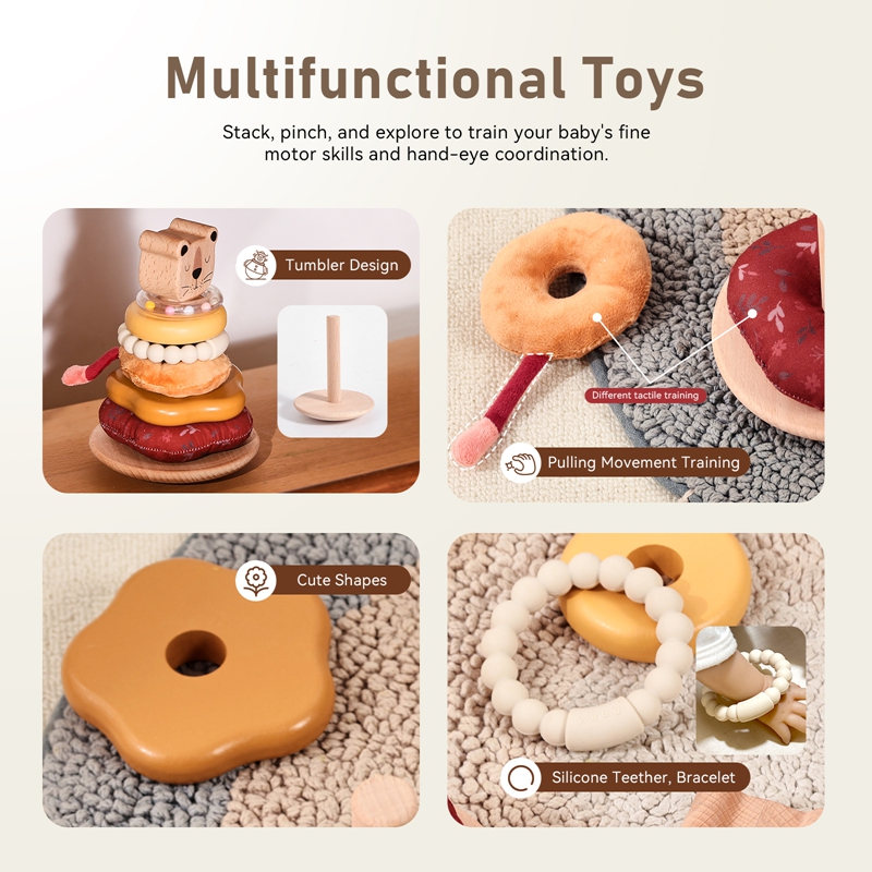 Mainan Kerincingan Katun 0-12  - Baby Products Newborn ulasan dan harga